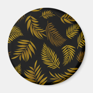 Íman Padrão de Folhas Tropicais 14