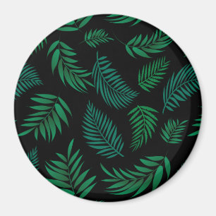 Íman Padrão de Folhas Tropicais 2