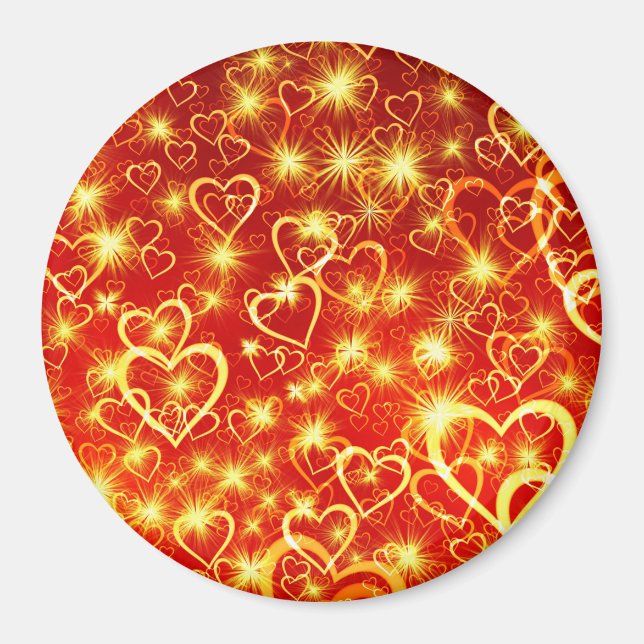 Íman Padrão de Formas Cardíacas-25622 (Frente)