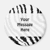 Padrão de Impressão de Zebra Negra.