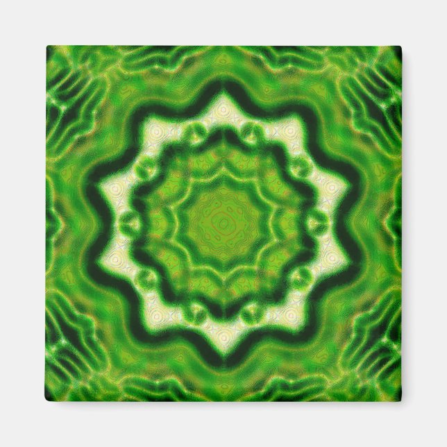 Íman Padrão de Kaleido de Elemento WOOD (Frente)