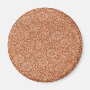 Íman Padrão de Malva de William Morris: Floral Terracot