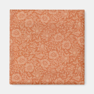 Íman Padrão de Malva de William Morris: Floral Terracot