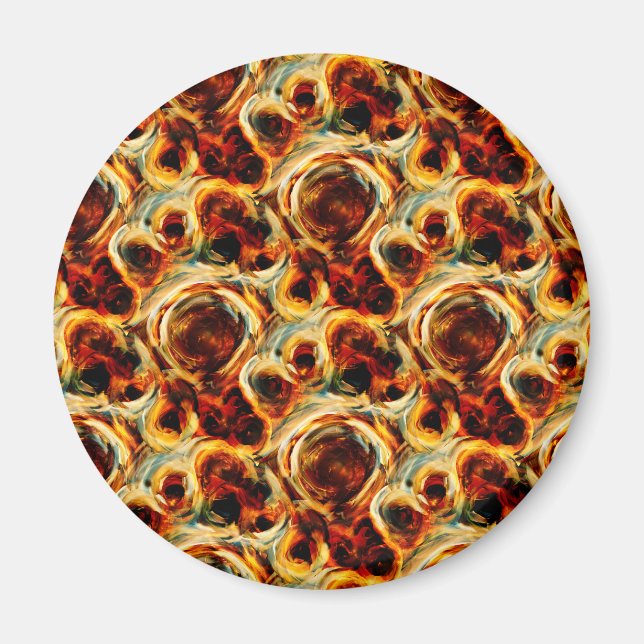 Íman Padrão de manchas sem costura, castanho-claro, tra (Frente)