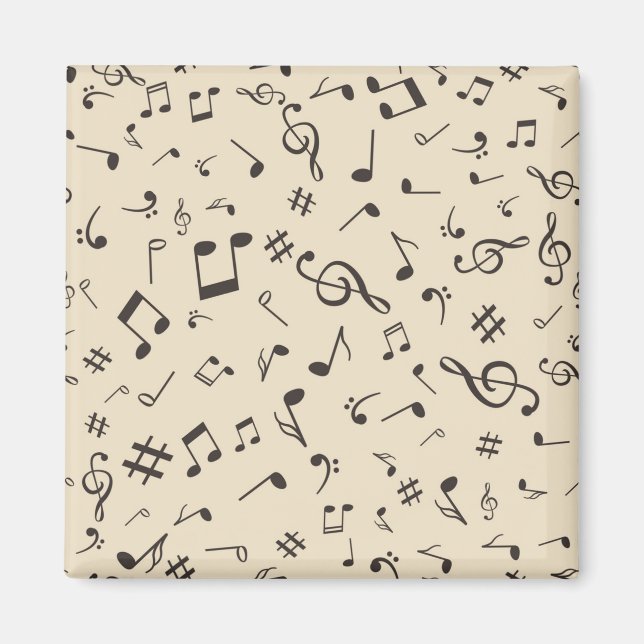 Íman Padrão de música (Frente)