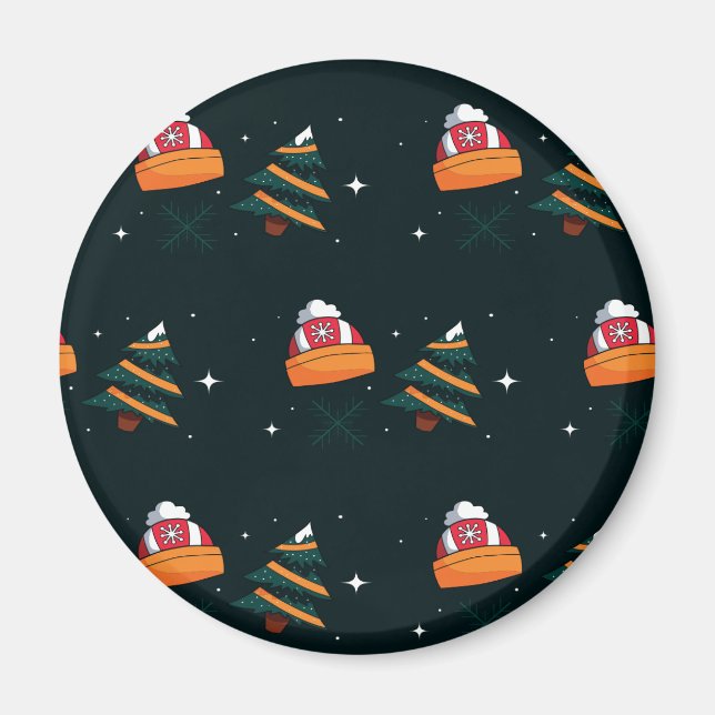 Íman Padrão de Natal 91 (Frente)