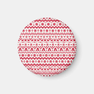 Íman Padrão de natal festivo sem soldadura.