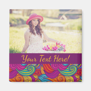 Íman Padrão de Onda Suave Colorida da Torneira Retroati