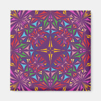 Padrão de Ornamentado do Caleidoscópio Roxo