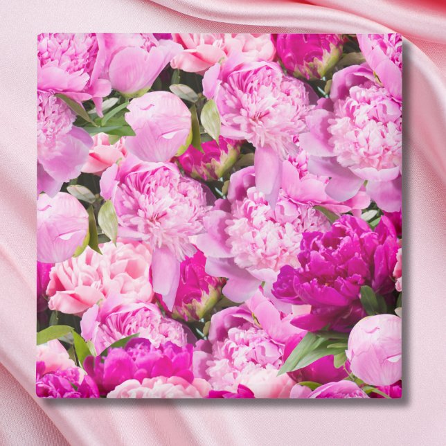 Íman Padrão de Peônias Rosa (Criador carregado)