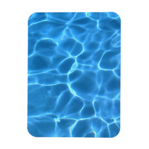Íman Padrão de Piscina Azul