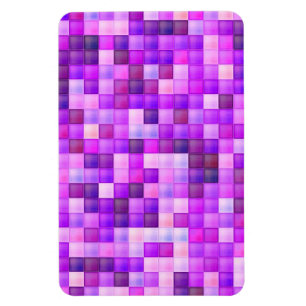 Íman Padrão de Quadrado Rosa de Pixels de Jogo de Vídeo