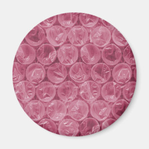 Íman Padrão de quebra de bolha rosa