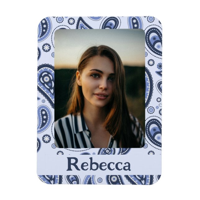 Íman Padrão de salto azul (Vertical)