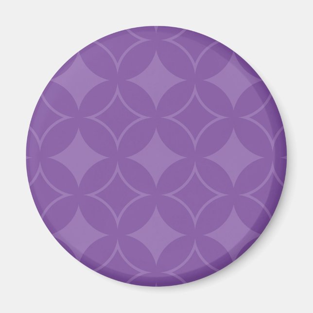 Íman Padrão de shippo roxo (Frente)