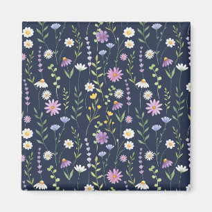 Íman Padrão de Superfície Floral - Flores da Primavera 