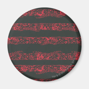 Íman Padrão de Supergirl Black and Red Line