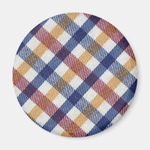 Íman Padrão de Tartan multicolor