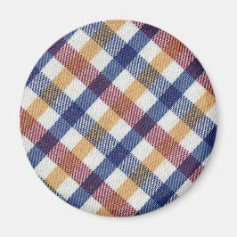 Íman Padrão de Tartan multicolorido