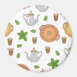 Íman Padrão de Tea & Tajine marroquino