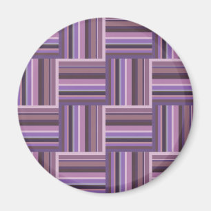 Íman Padrão de tecelagem de faixas de Mauve