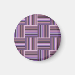 Íman Padrão de tecelagem de faixas de Mauve