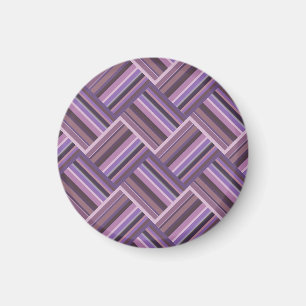 Íman Padrão de tecelagem diagonal das faixas de Mauve