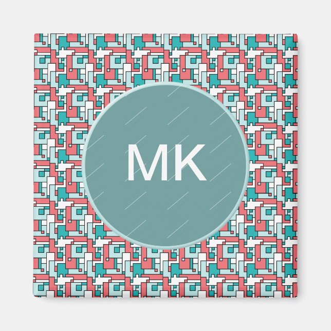 Íman Padrão de Tijolo Retroativo (Frente)