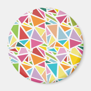 Íman Padrão de triângulos coloridos 2