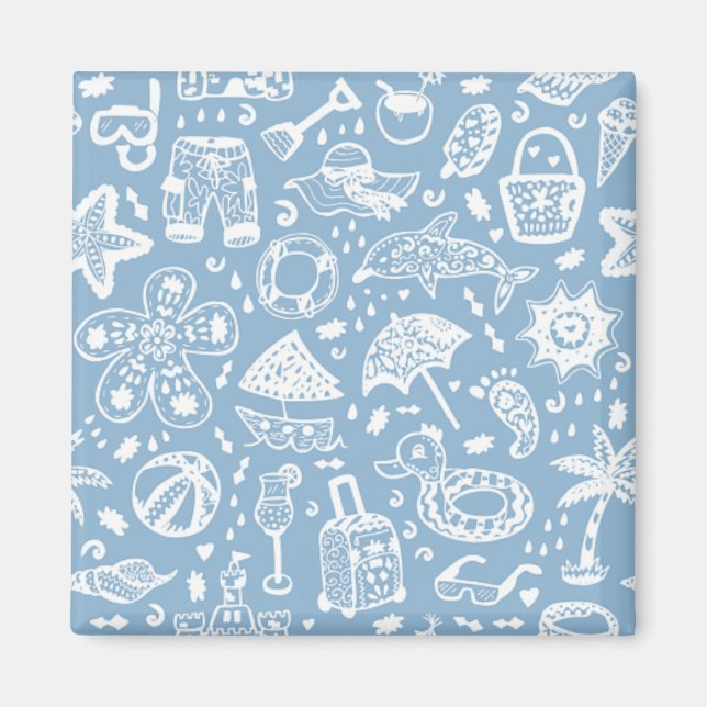 Íman Padrão de Verão (Frente)