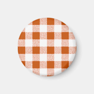 Íman Padrão de Verificação de Gingham Brown