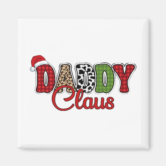 Íman Padrão de Xadrez do pai Claus-60095 (Frente)