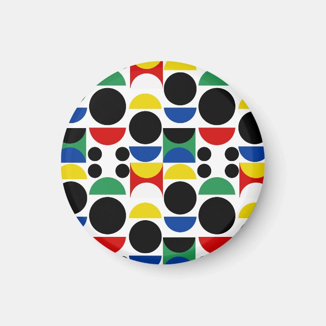Íman Padrão do século de Médio Bauhaus escandinavo (Frente)