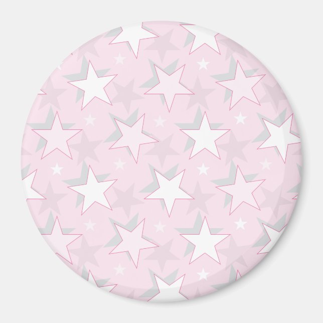Íman Padrão Estrelas Douradas 1 (Frente)