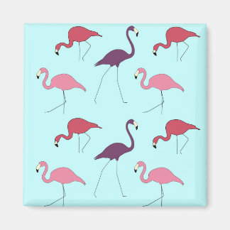 Íman Padrão Flamingos