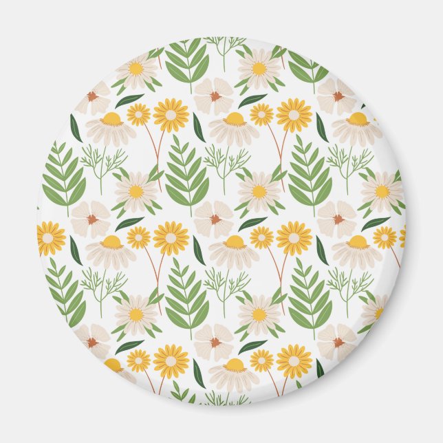 Íman Padrão Floral (Frente)