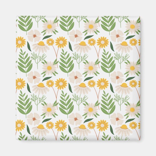 Íman Padrão Floral (Frente)