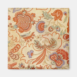 Íman Padrão Floral Antigo Paisley Chintz