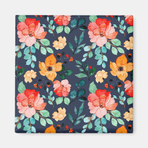 Íman Padrão Floral de Superfície - Primavera decorativa