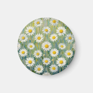 Íman Padrão Floral Impressionista da Campina da Margari