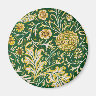 Íman Padrão Floral William Morris Cherwell Verde