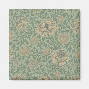 Íman Padrão Floral William Morris Grafton Verde Sálvia