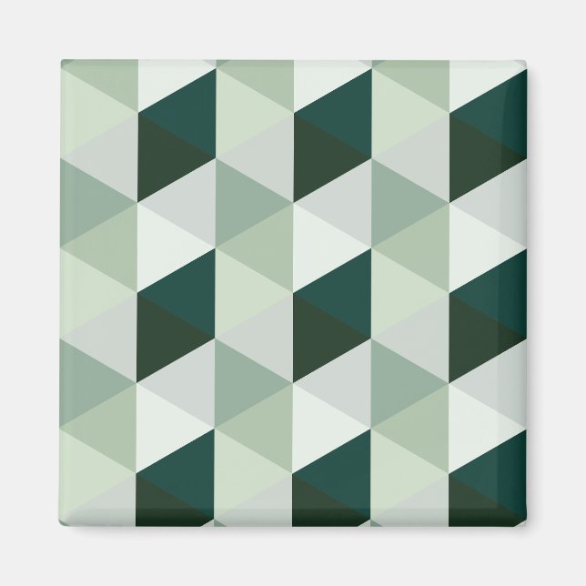 Íman Padrão Geométrico Abstrato - Nº 01 (Frente)