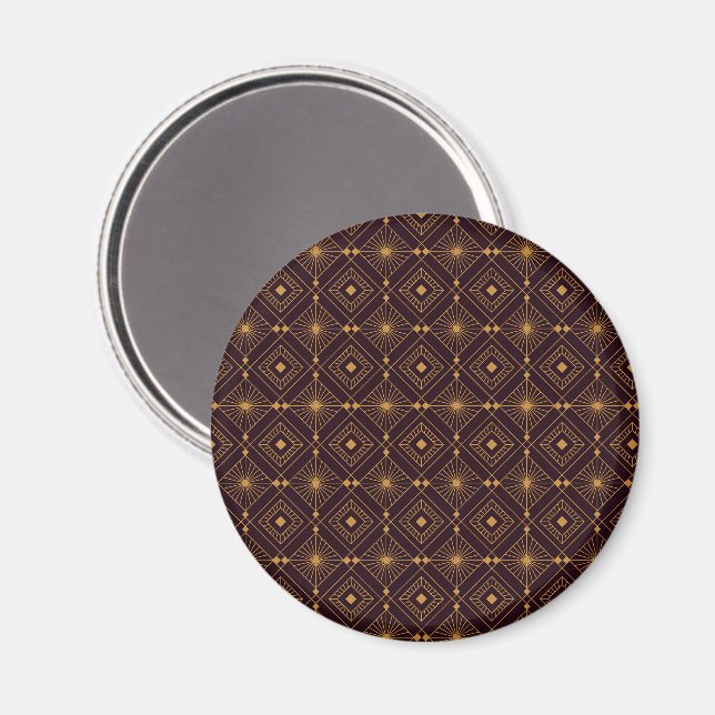 Íman Padrão geométrico contínuo com forma de diamante d (Front/Back)