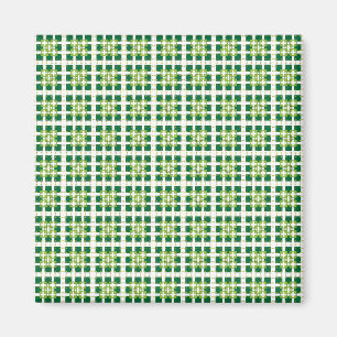 Íman Padrão geométrico dos quadrados florestais
