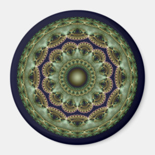 Íman Padrão glorioso fractal brilhante magiano