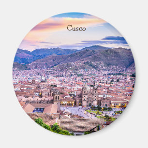Íman Padrão, ímã redondo Cusco da polegada de 2 ¼