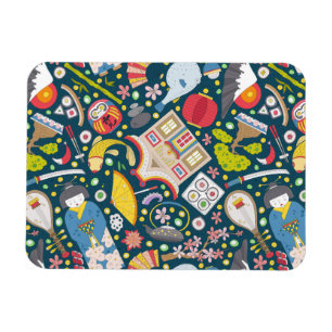 Íman Padrão Japonês Invisível