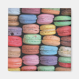 Íman Padrão Macaron Francês Colorido