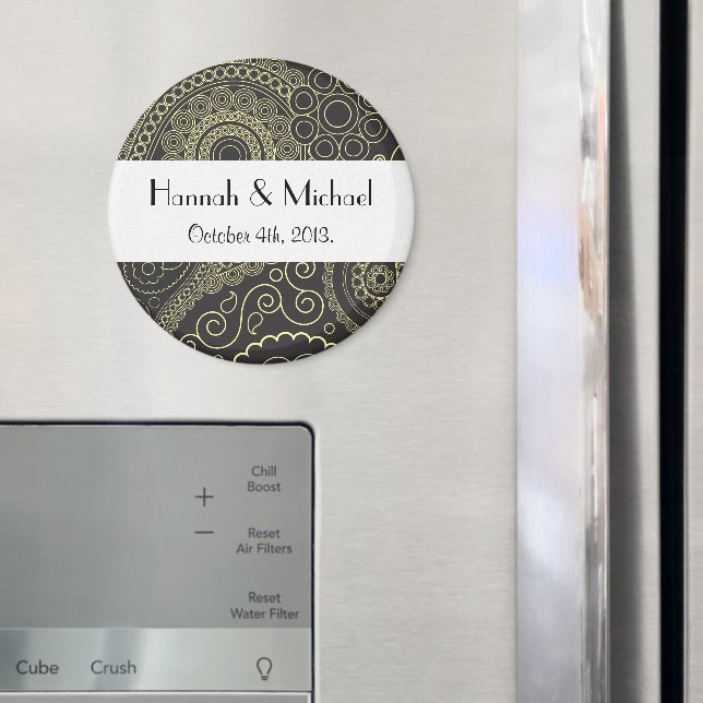 Íman Padrão Paisley, Paisley Persa, Boteh, Casamento (In Situ (Fridge))